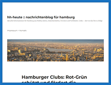 Tablet Screenshot of hh-heute.de
